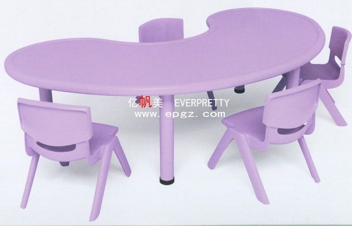 School Kindergarten Furniture Wooden Group-Learning Activity Classroom Children U Shape Desk and Chair Set For Preschool