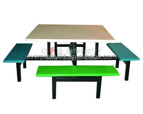 Waterproof Canteen Cafeteria Tables And Chairs