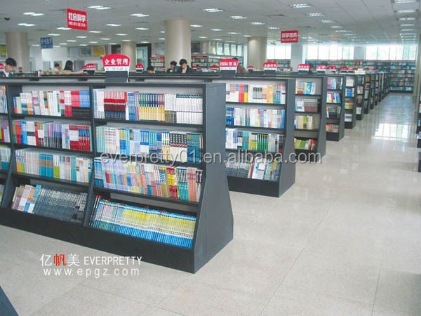 Library Furniture Steel Magazine Shelf & Rack for Book High Quality Book Shelf