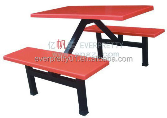 Waterproof Canteen Cafeteria Tables And Chairs