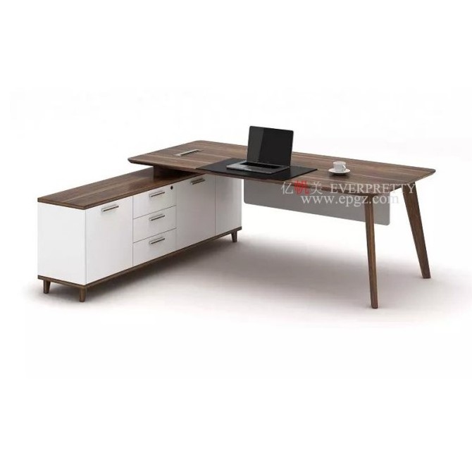 New Design Manager Desk Luxury Executive Wooden Office Desk Melamine Office Table Modern CEO Office Desk