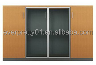 locking wood storage cabinets wood 5-drawers storage cabinet office glass wall cabinet