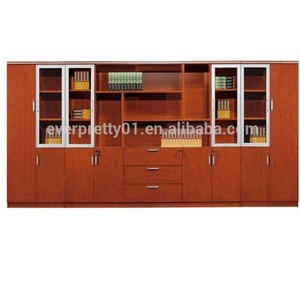 locking wood storage cabinets wood 5-drawers storage cabinet office glass wall cabinet