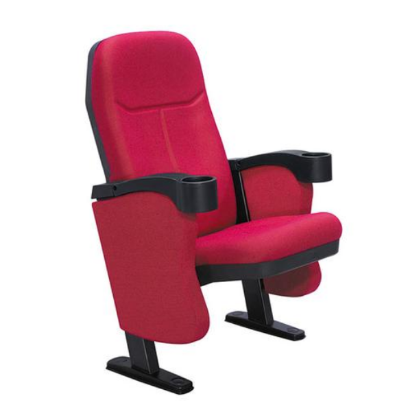 Auditorium Furniture 3-Seat Conference Chair Comfortable Cinema Chair with Writing Pad and Basket Lecture and Theater Chairnd