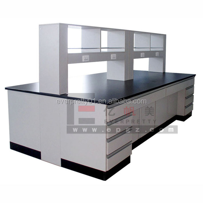 Lab Furniture School Student Chemistry Lab Bench with Cabinet