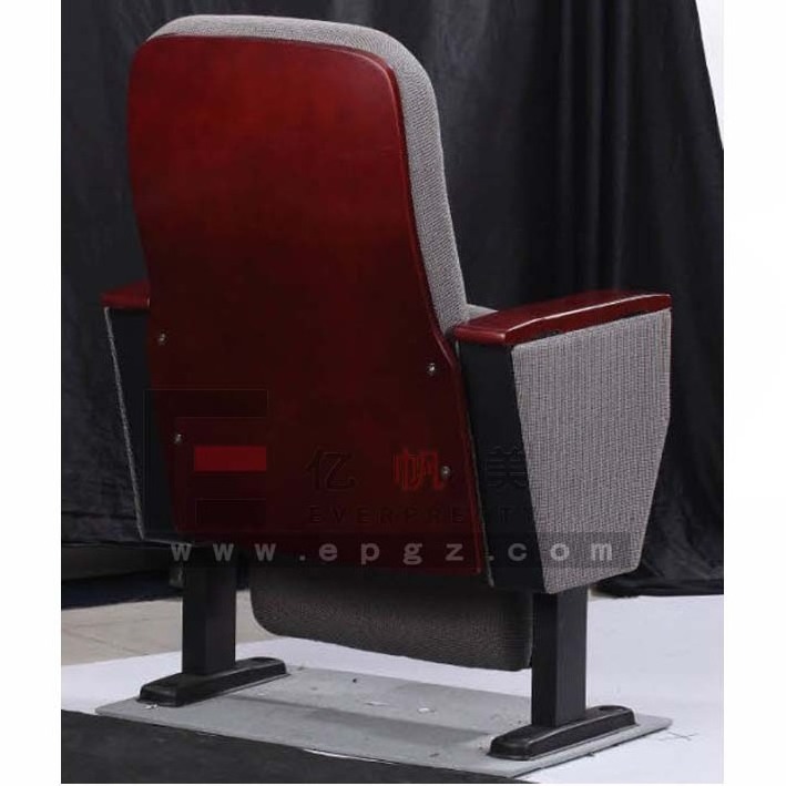 Folding Lecture Hall Furniture Auditorium Chair Fabric Theater Seat with Writing Pad