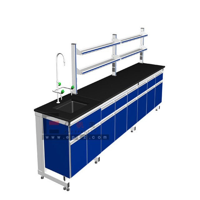 Lab Furniture School Student Chemistry Lab Bench with Cabinet