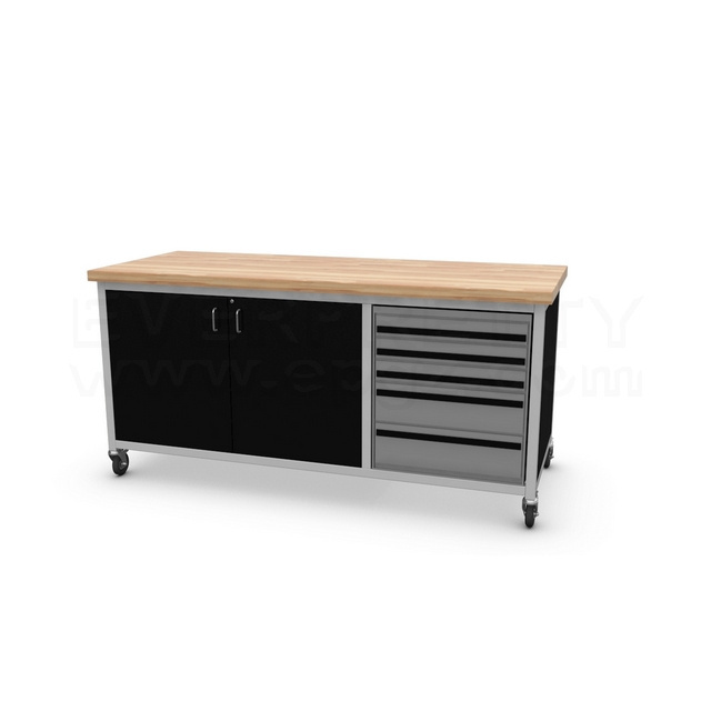 Everpretty new biological science laboratory steel-wood casework island bench dental laboratory furniture