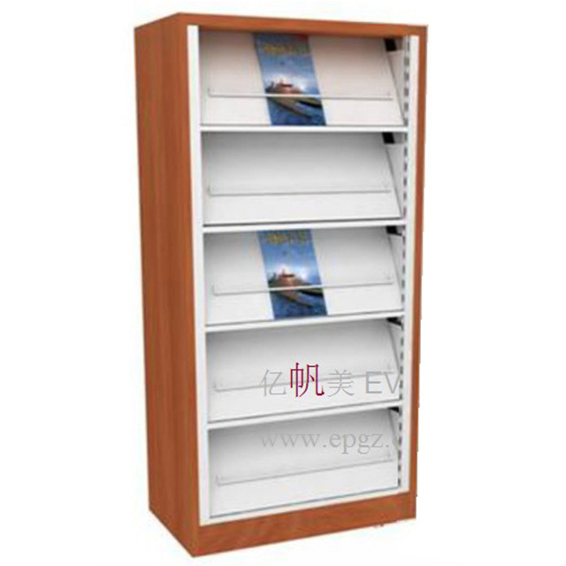 Library furniture steel book shelf Double Sided Reading Room Bookstore Rack Boltless Metal Library shelving