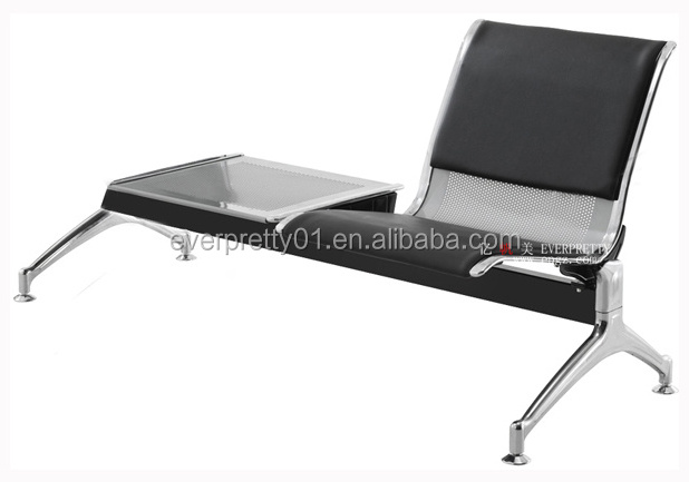 Metal Furniture 3 Seater PU Seat Hospital Waiting Room Chair