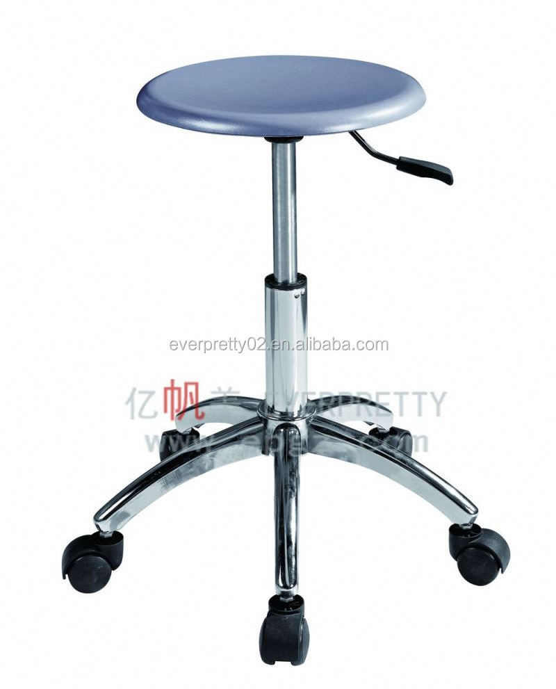 Cheap School Laboratory Furniture Height-Adjustable Lab Stool Chair with Wheels