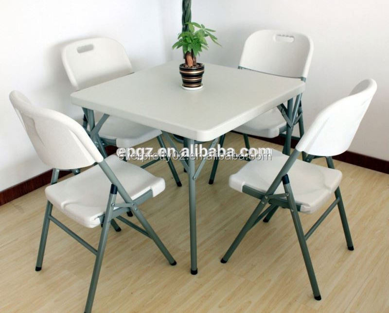 Polypropylene Folding Table and Chair Plastic Folding Outdoor Tables and Chairs