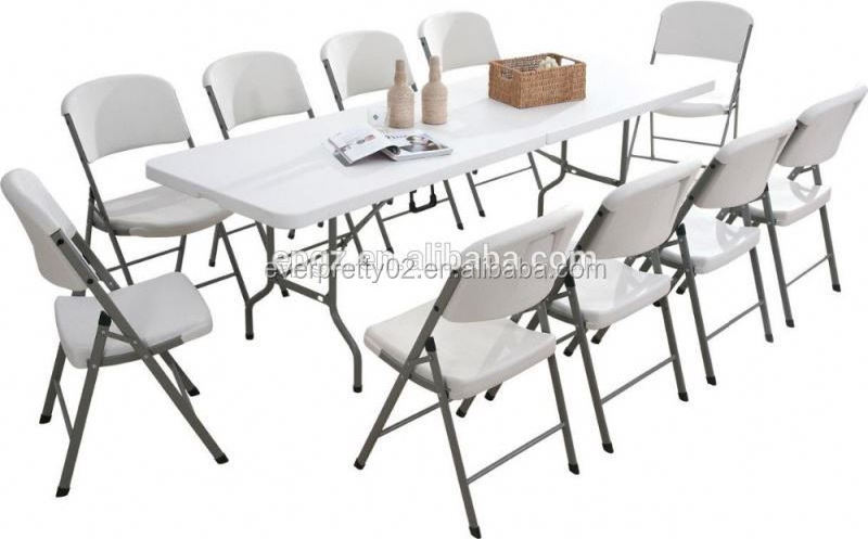 Polypropylene Folding Table and Chair Plastic Folding Outdoor Tables and Chairs