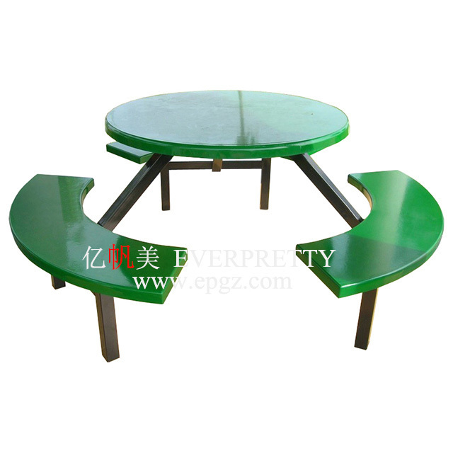 Modern Design Colorful 4 Seaters School  Canteen Cafeteria Fast Food Tables