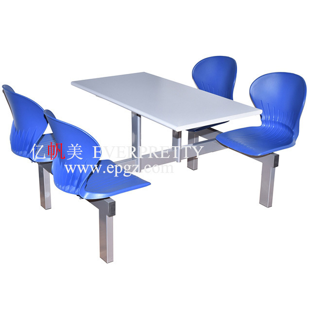 Factory Price School Canteen Furniture 8 Seat Dining Table and Chairs 8 Seater Canteen Table and Chair Set