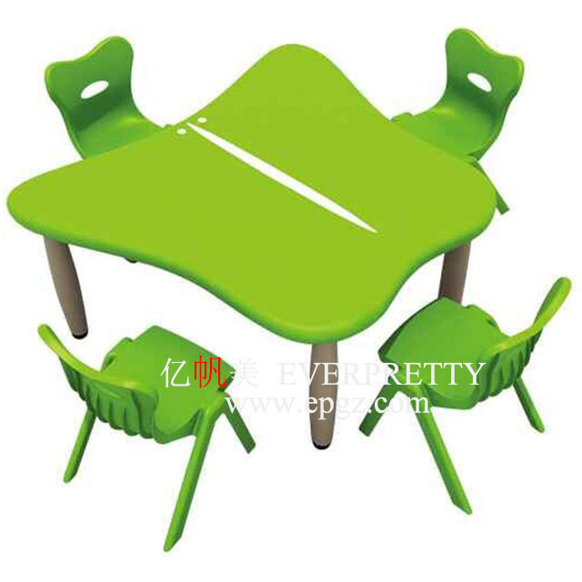 Modern Nursery School Furniture Round Table and Chair for Kids