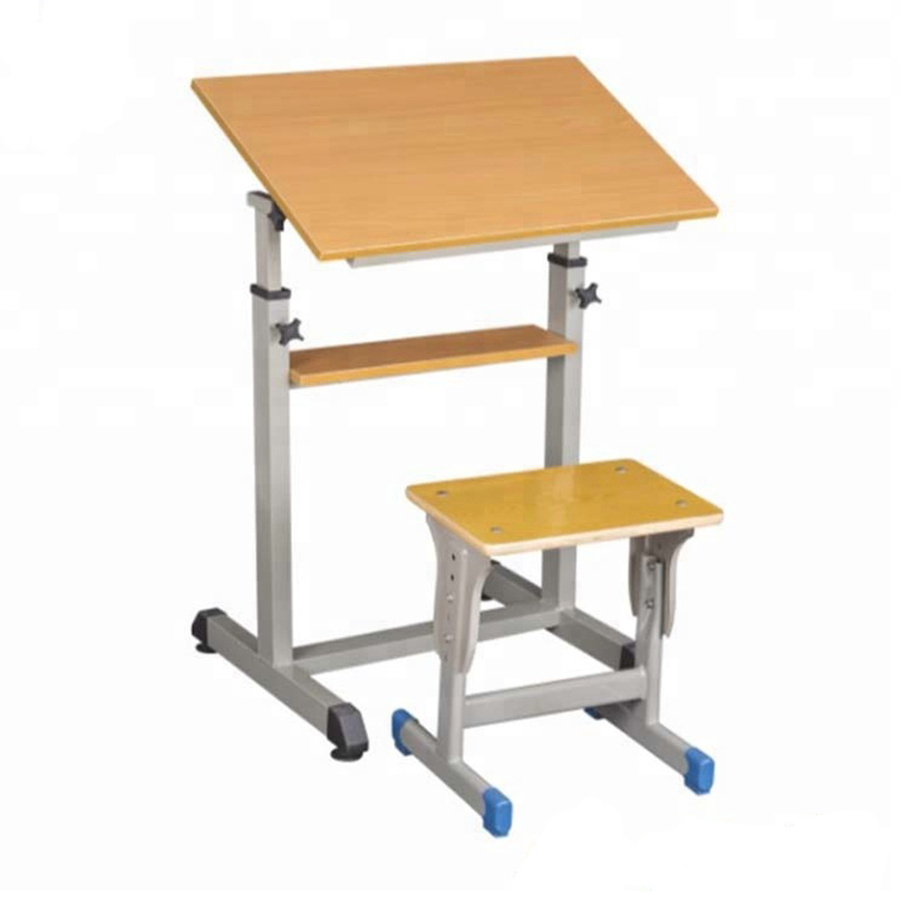 School Furniture Folding Wooden Metal Painting Drafting Drawing Table Architecture Drafting Table