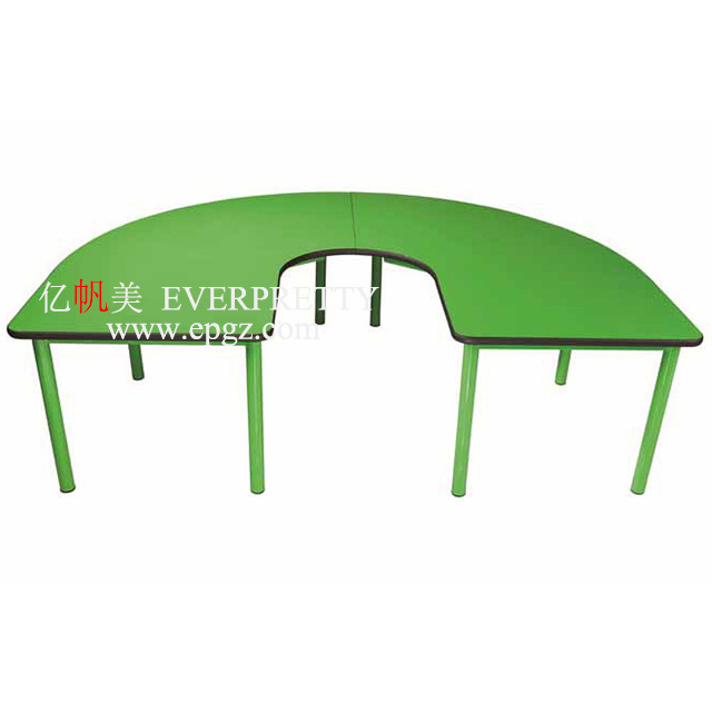 Hot Selling Kindergarten Classroom Furniture Student U Shape Design Kids Wooden Desk for Sale