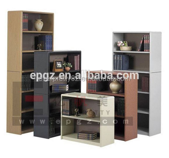 School Library Furniture Metal Frame 6 Layers Bilateral Book Shelf Steel Frame Double Side 6 Tier Bookshelf