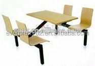 KFC table furniture set fast food dining table chair