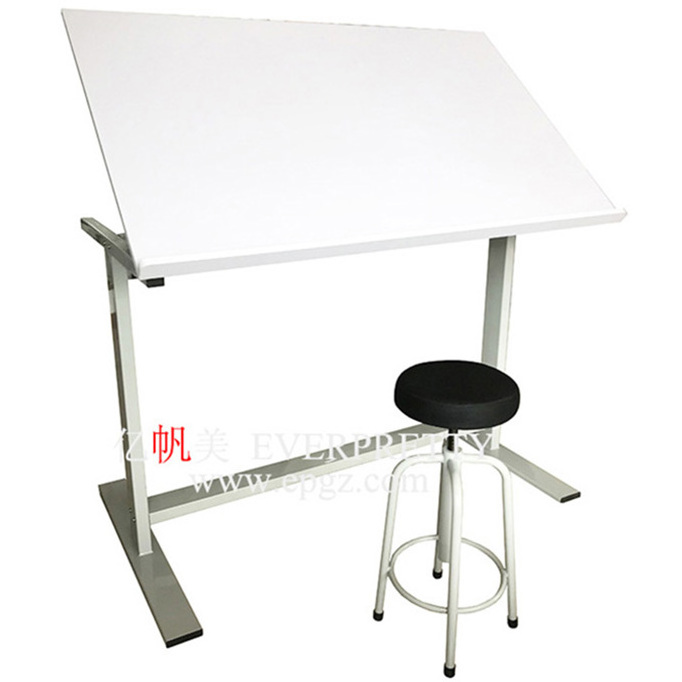 School Furniture Folding Wooden Metal Painting Drafting Drawing Table Architecture Drafting Table