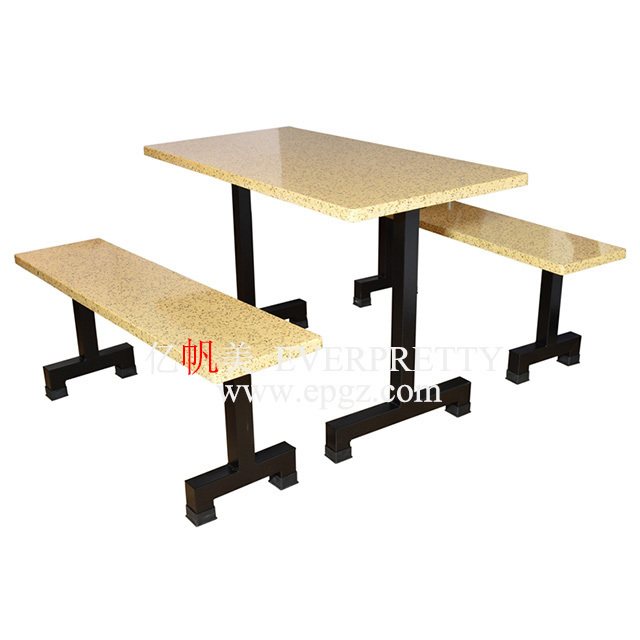 Factory Price School Canteen Furniture 8 Seat Dining Table and Chairs 8 Seater Canteen Table and Chair Set