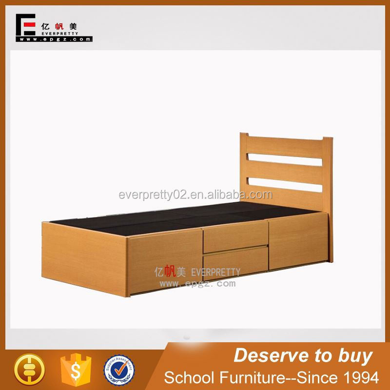 Modern Design Comfortable Wooden Home Use Children Adult Single Beds of Bedroom Furniture