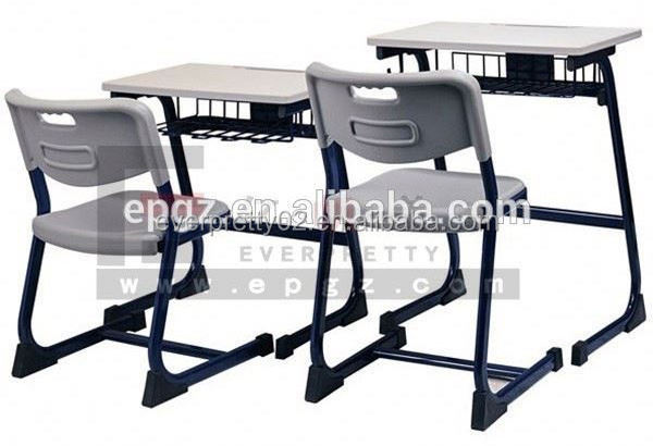 High School Furniture Classroom Chairs and Desks School Student Single Desk and Chair Set