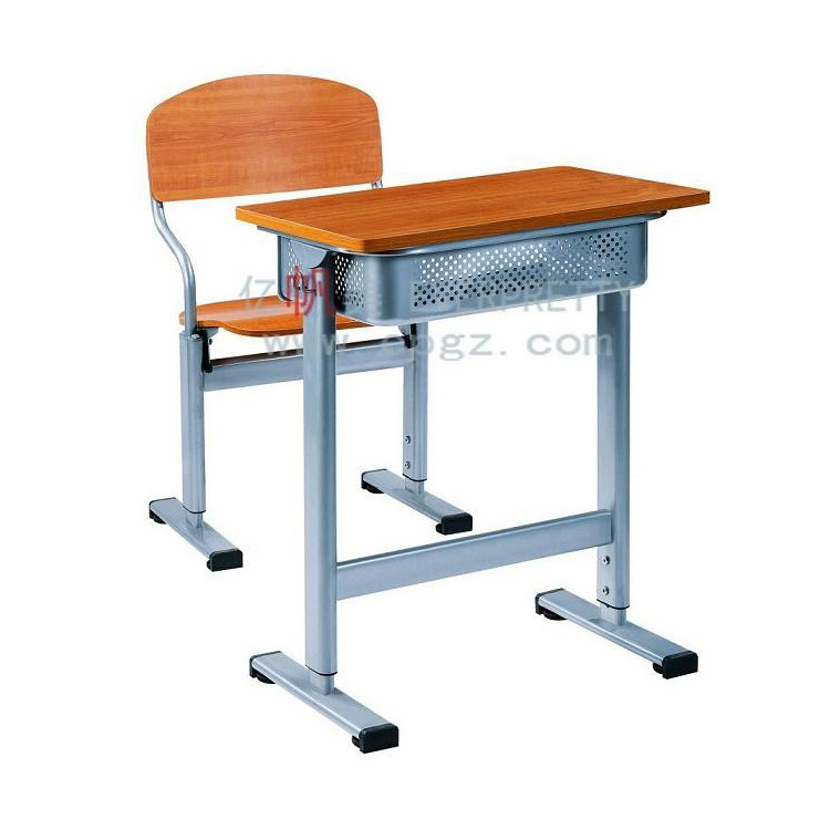 Cheap School Classroom Furniture Single Classroom Study Table and Chair for Sale