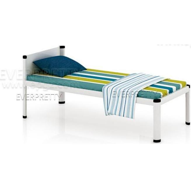 Office Staff Furniture School Dormitory Furniture Bed Single Stainless Steel King Bed Frame