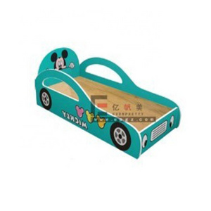 Hot Sales Kids Furniture Blue Wood Kids Car Beds