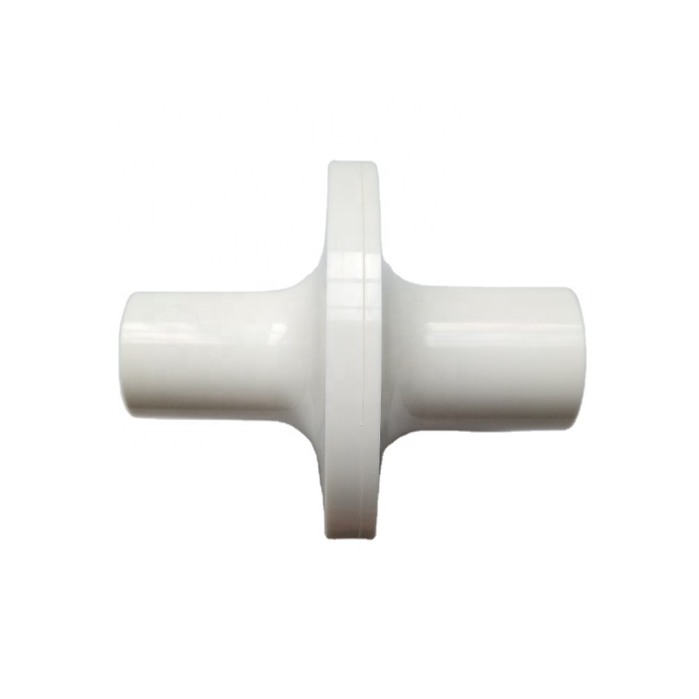 China medical supplies bacterial viral filter with white colour high quality 9cm long ID28mm PP