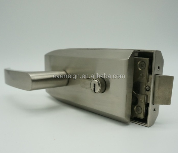 MP4-D3 Sliding Glass Door Center Lock Without Cutout With Handle