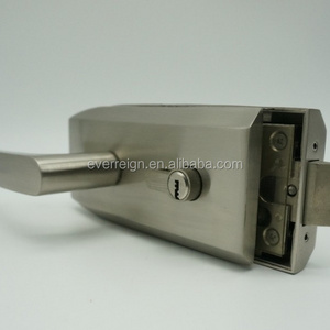 MP4-D3 Sliding Glass Door Center Lock Without Cutout With Handle