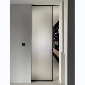 Modern interior automatic sliding aluminum pocket door sliding for bathrooms