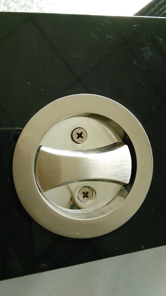 Y207 Hot sale high quality frameless sliding door lock for office glass