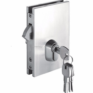 MP16B-S Frameless glass sliding door handle lock