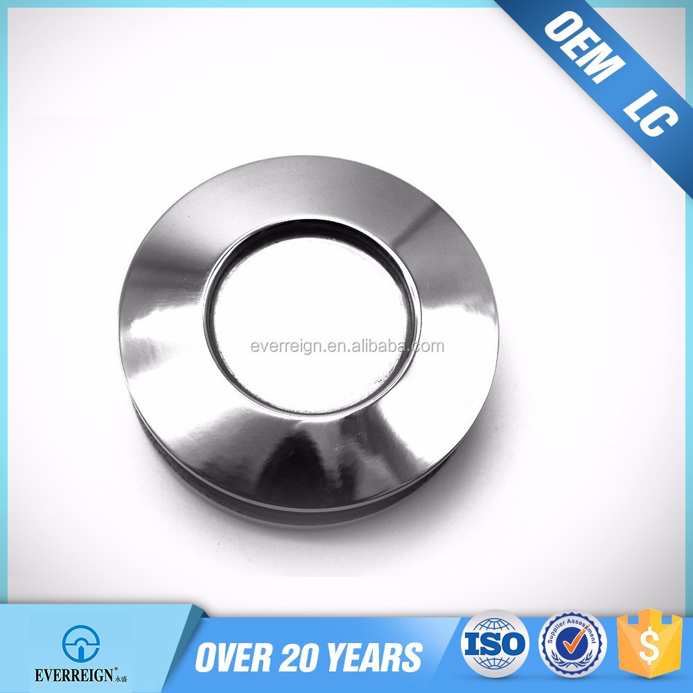 round stainless steel 304 concealed pull glass door handle flush pull handle Bathroom Glass Door Knob