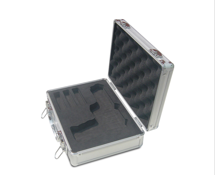 durable aluminum metal case with foam