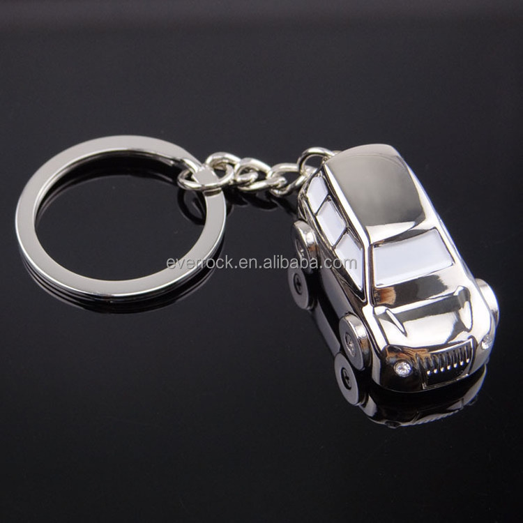 Fashion wholesale car shaped keychain,classic reflective keychain car keyring