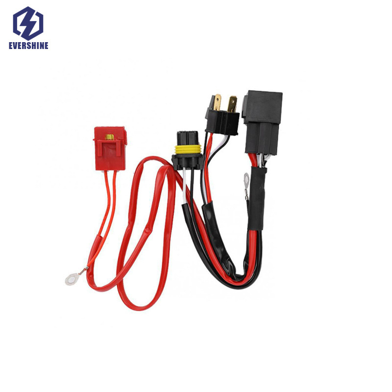 Manufacturer Premium Motorcycle Headlight Wiring Harness with Motor Headlamp Connector for Bike Lights