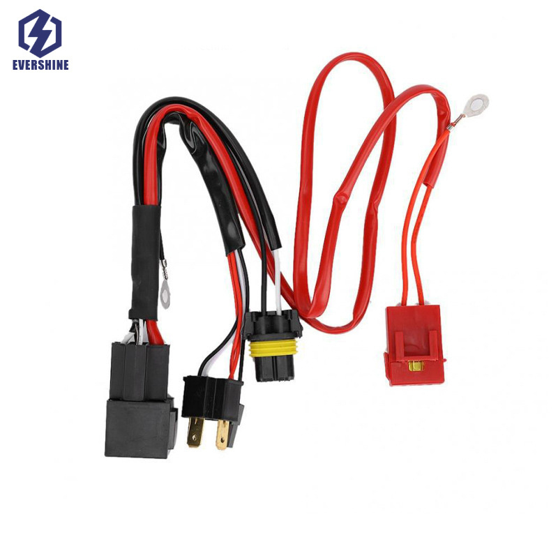 Manufacturer Premium Motorcycle Headlight Wiring Harness with Motor Headlamp Connector for Bike Lights