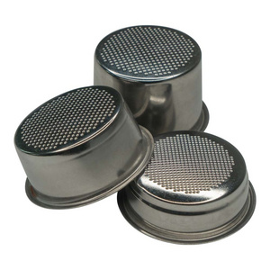 Stainless Steel Filter Ridged Basket Portafilter Basket Espresso Basket Compatible ALL SIZE Coffee Machine Parts