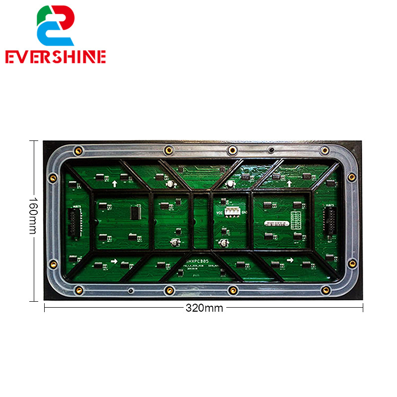 ShenZhen 10mm Pixel Pitch LED Advertising Digital Display Board 16 x 32 dot matrix P10 Full Color SMD Outdoor LED Module