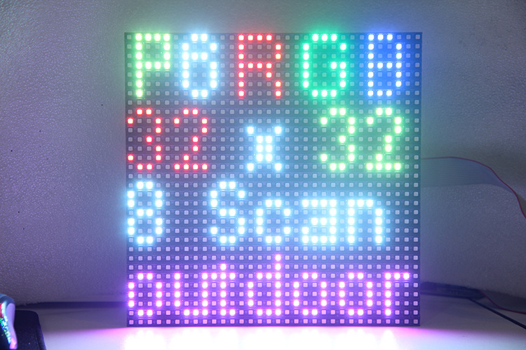 6mm Smd 32x32 Dot Matrix Full Color Rgb Panel Module Video Wall P6 Outdoor Led Advertising Display Screen