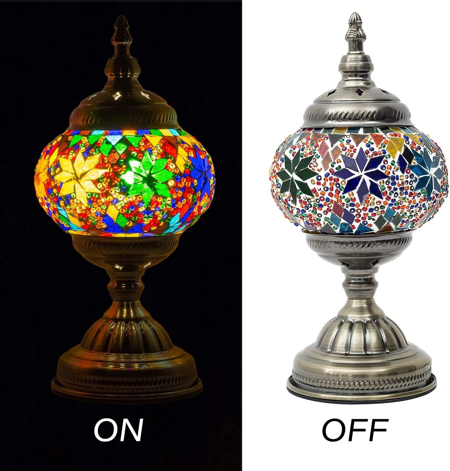 Marrakech Unique Tiffany Style Decor Lamp Stained Glass Moroccan Lantern Lamp Turkish Mosaic Lamp