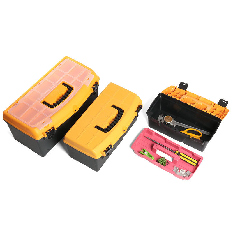 Multipurpose Portable Storage Box Tool Box Organizer Case Tool Box with Removable Tray