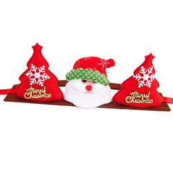 Pet Christmas Hair Accessory Party Hats Pet headband Hat Costume Antlers Snowman Hair Loop Christmas Headgear Hat