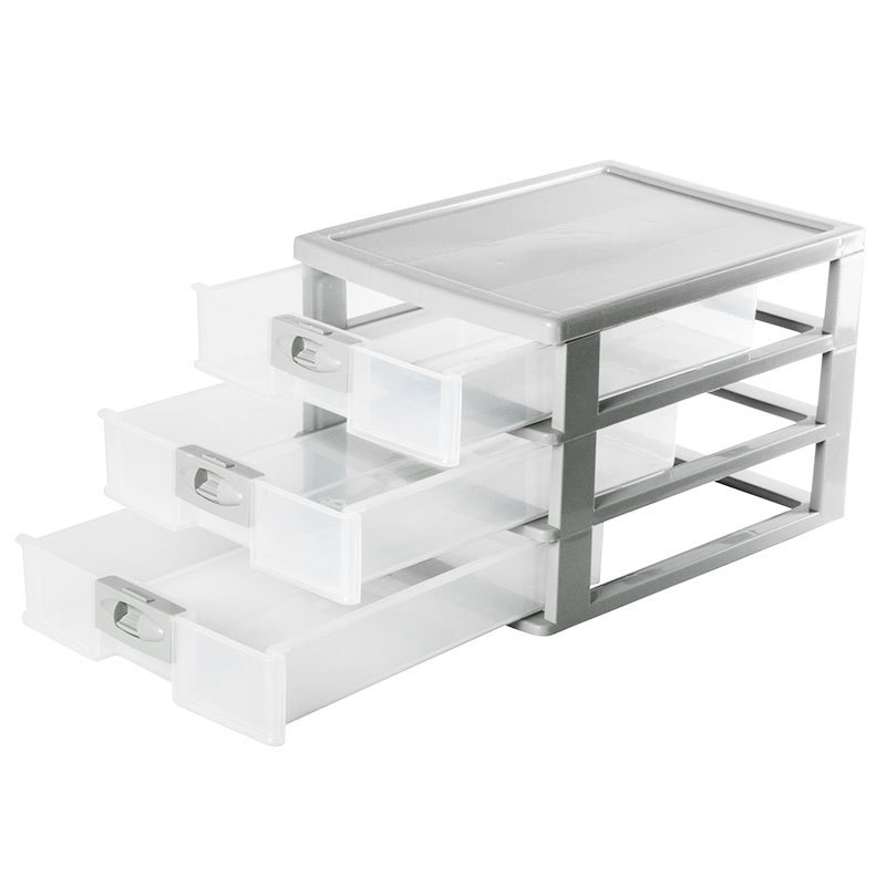 A4 Paper Size  Plastic Office Storage Organizer with Stackable Desktop Drawer