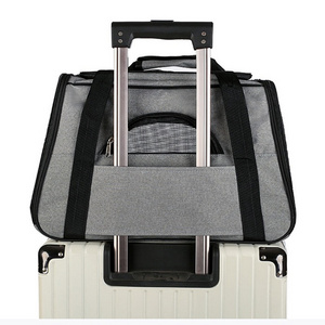 Airline Approved Portable Small Dog Carrier Cat Pet Carrier Suitcase Soft Sided Travel Pet Carrier